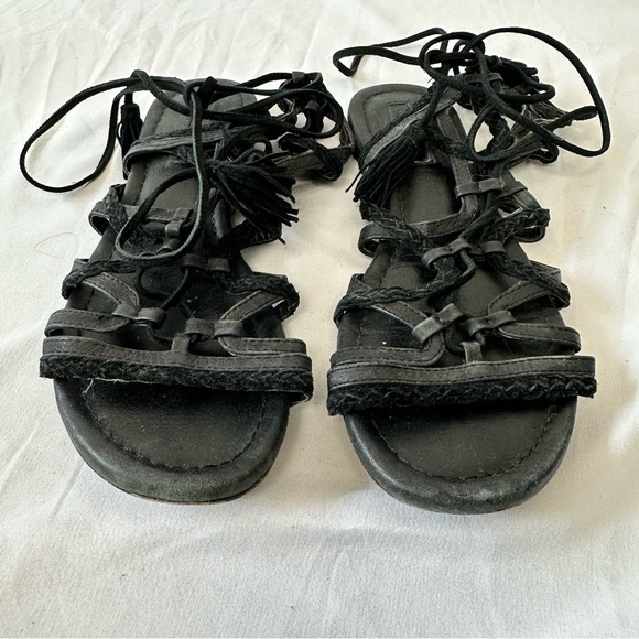 Bcbgeneration Black Gladiator Sandal Size 7 - Picture 8 of 10